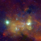 The center of the Milky Way, as imaged by Chandra.